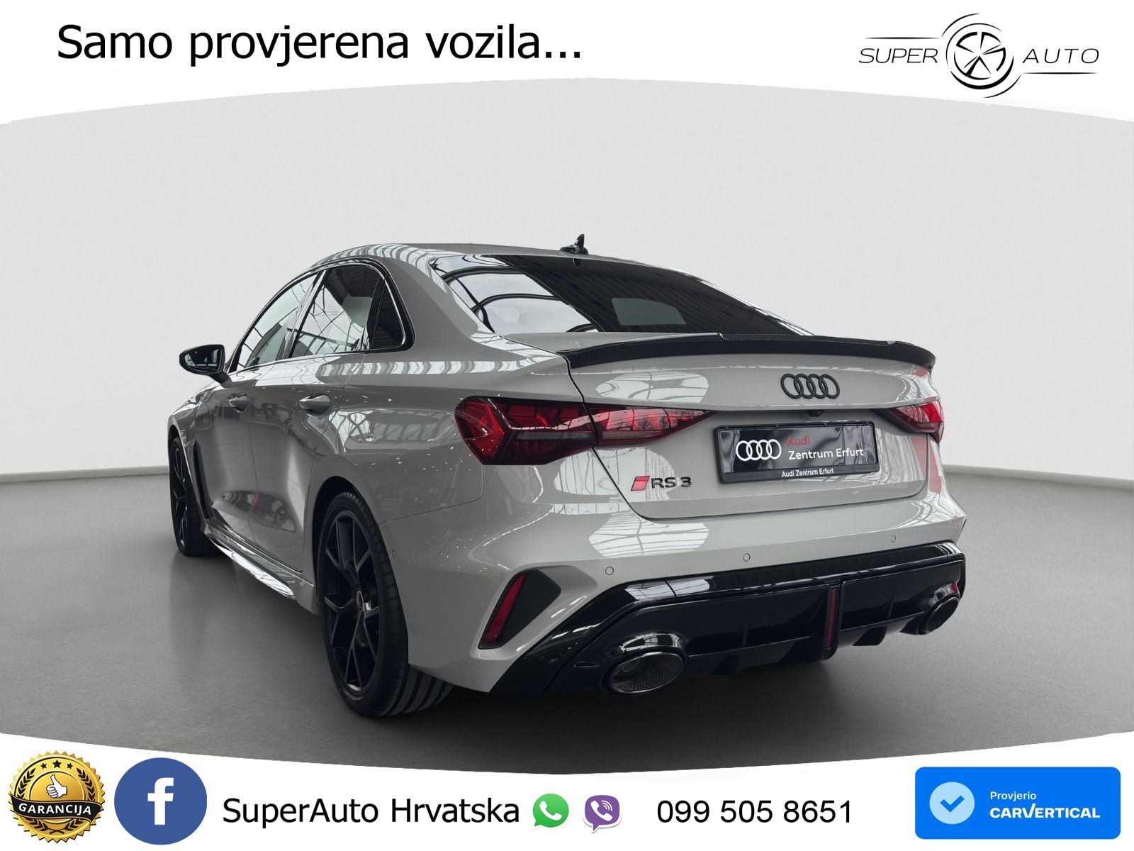 Audi RS3 Sedan 2.5 TFSI (400 KS) quattro S tronic LED+ACC