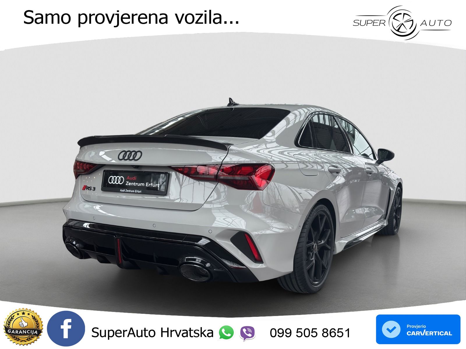 Audi RS3 Sedan 2.5 TFSI (400 KS) quattro S tronic LED+ACC