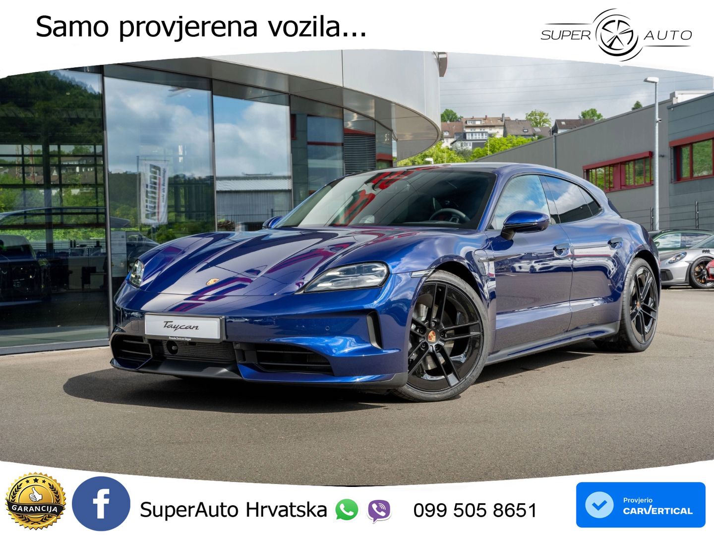 Porsche Taycan Sport Turismo 105 kWh (435 KS)