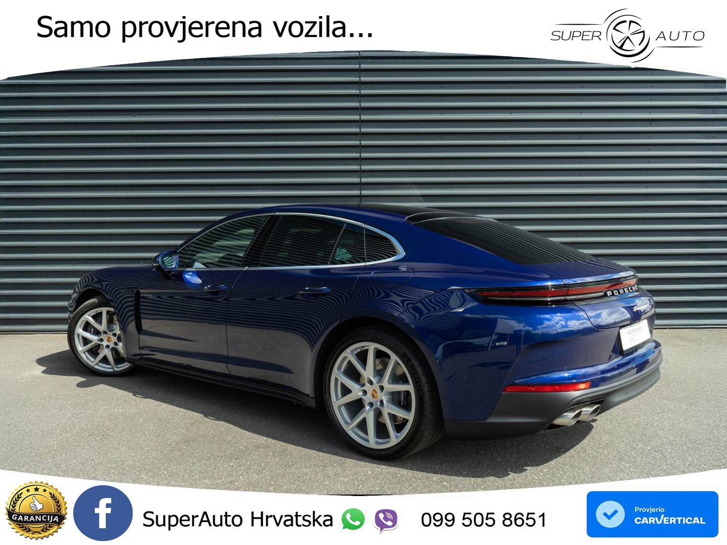 Porsche Panamera 4 2.9 V6 (470 KS) E-Hybrid PDK ZRAČNI+ACC+GR SJED+KAM+PANO