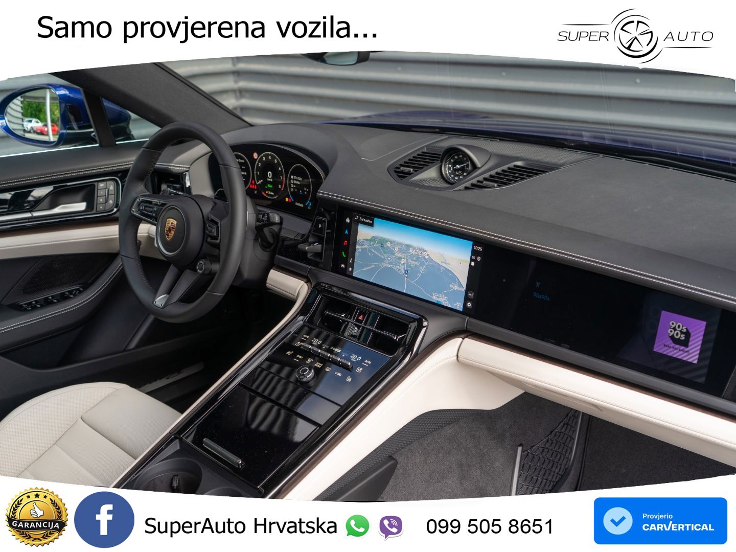Porsche Panamera 4 2.9 V6 (470 KS) E-Hybrid PDK ZRAČNI+ACC+GR SJED+KAM+PANO