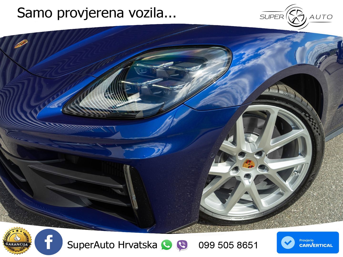 Porsche Panamera 4 2.9 V6 (470 KS) E-Hybrid PDK ZRAČNI+ACC+GR SJED+KAM+PANO