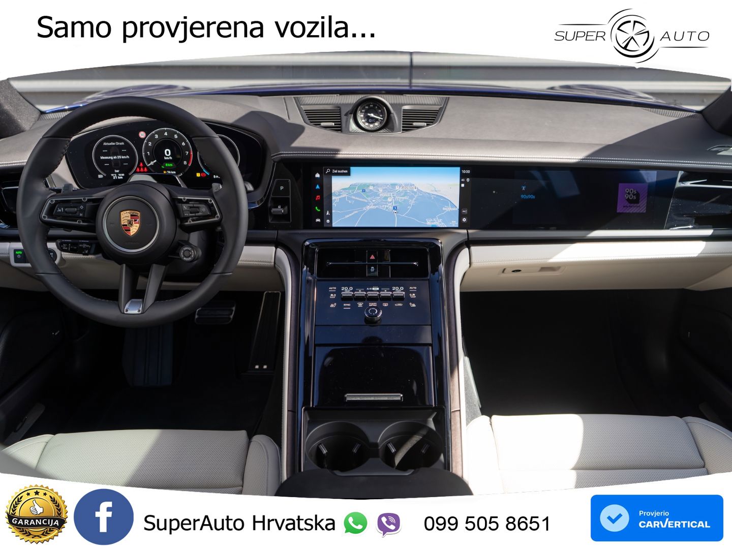 Porsche Panamera 4 2.9 V6 (470 KS) E-Hybrid PDK ZRAČNI+ACC+GR SJED+KAM+PANO