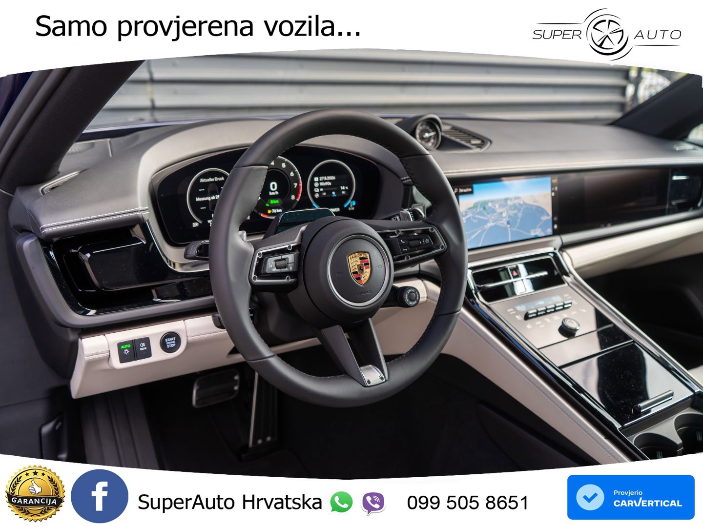 Porsche Panamera 4 2.9 V6 (470 KS) E-Hybrid PDK ZRAČNI+ACC+GR SJED+KAM+PANO