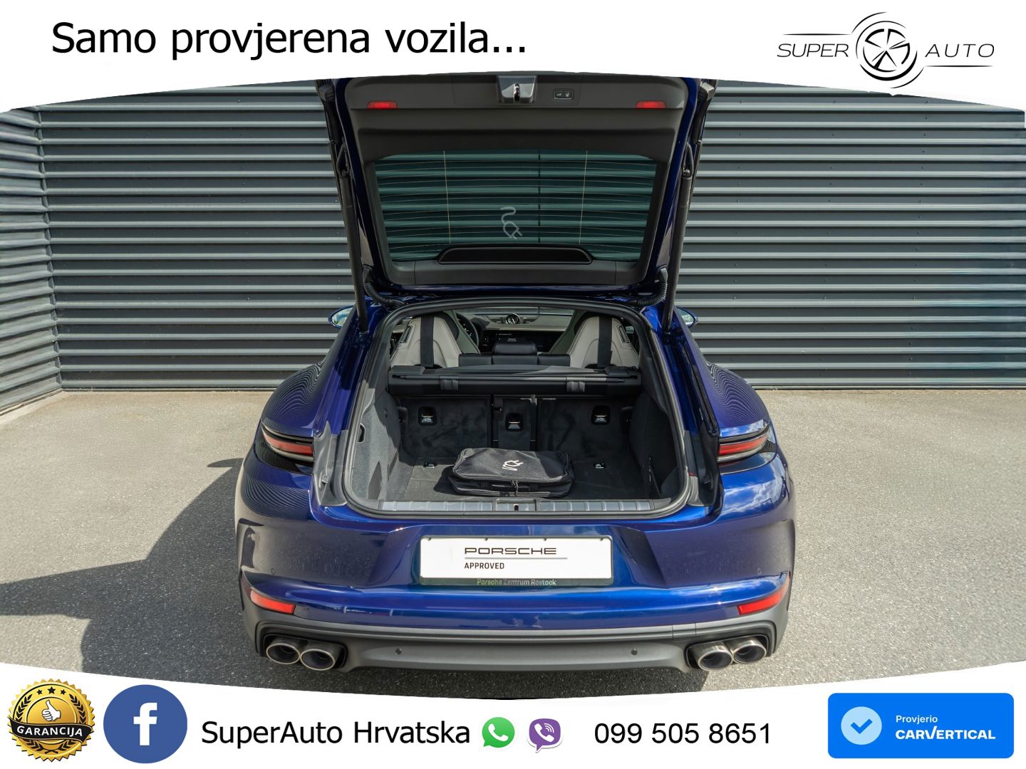 Porsche Panamera 4 2.9 V6 (470 KS) E-Hybrid PDK ZRAČNI+ACC+GR SJED+KAM+PANO