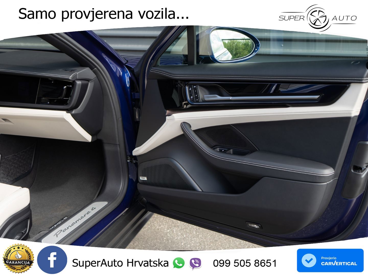 Porsche Panamera 4 2.9 V6 (470 KS) E-Hybrid PDK ZRAČNI+ACC+GR SJED+KAM+PANO
