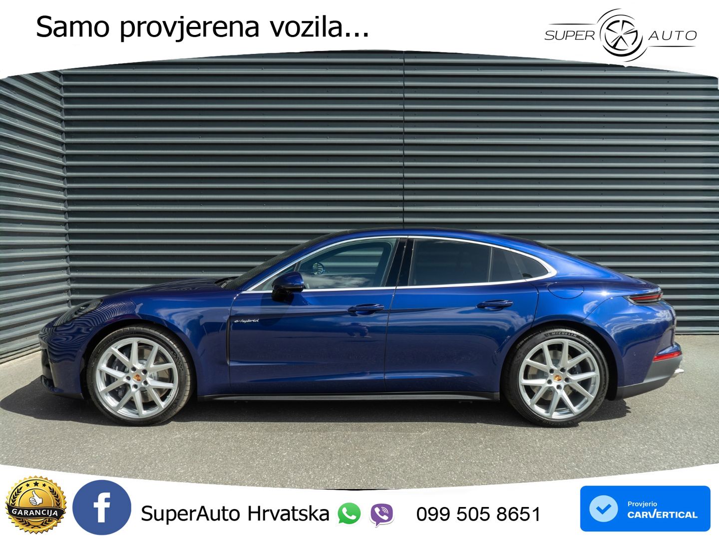 Porsche Panamera 4 2.9 V6 (470 KS) E-Hybrid PDK ZRAČNI+ACC+GR SJED+KAM+PANO