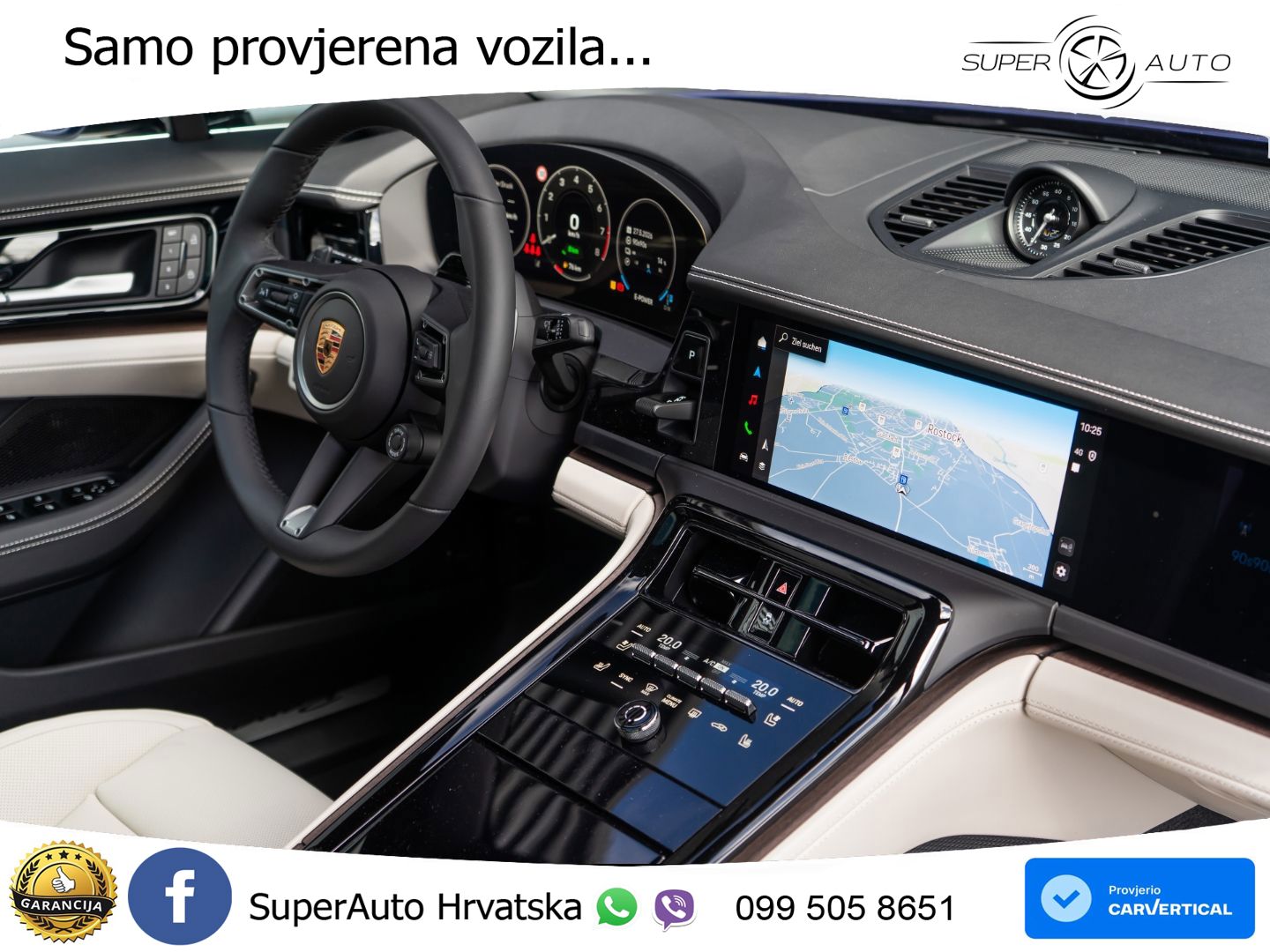 Porsche Panamera 4 2.9 V6 (470 KS) E-Hybrid PDK ZRAČNI+ACC+GR SJED+KAM+PANO