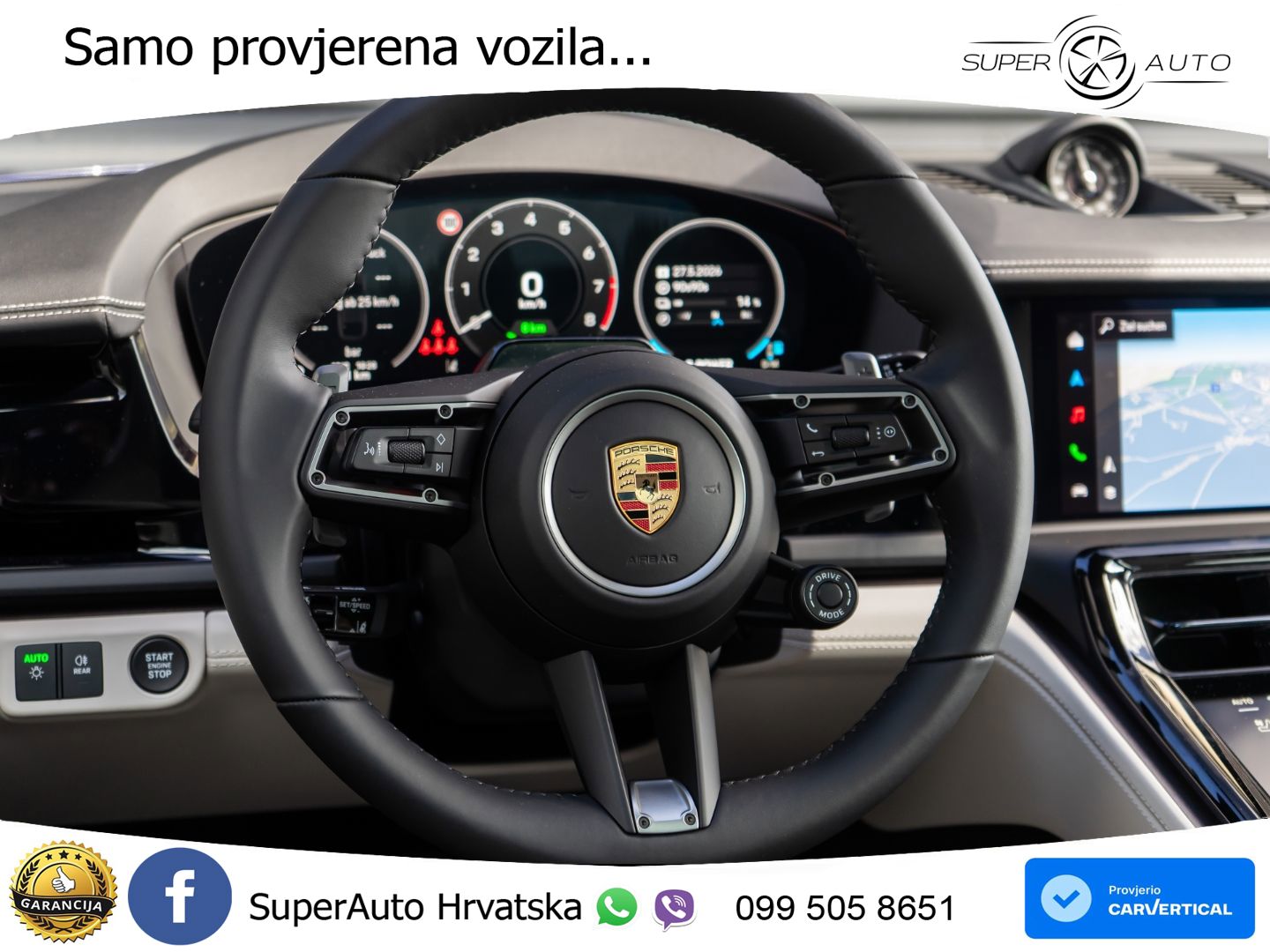 Porsche Panamera 4 2.9 V6 (470 KS) E-Hybrid PDK ZRAČNI+ACC+GR SJED+KAM+PANO
