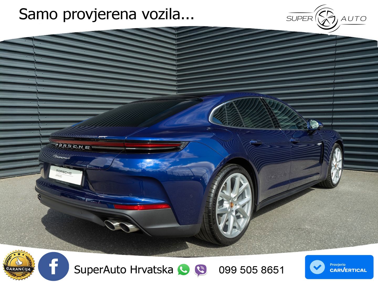 Porsche Panamera 4 2.9 V6 (470 KS) E-Hybrid PDK ZRAČNI+ACC+GR SJED+KAM+PANO