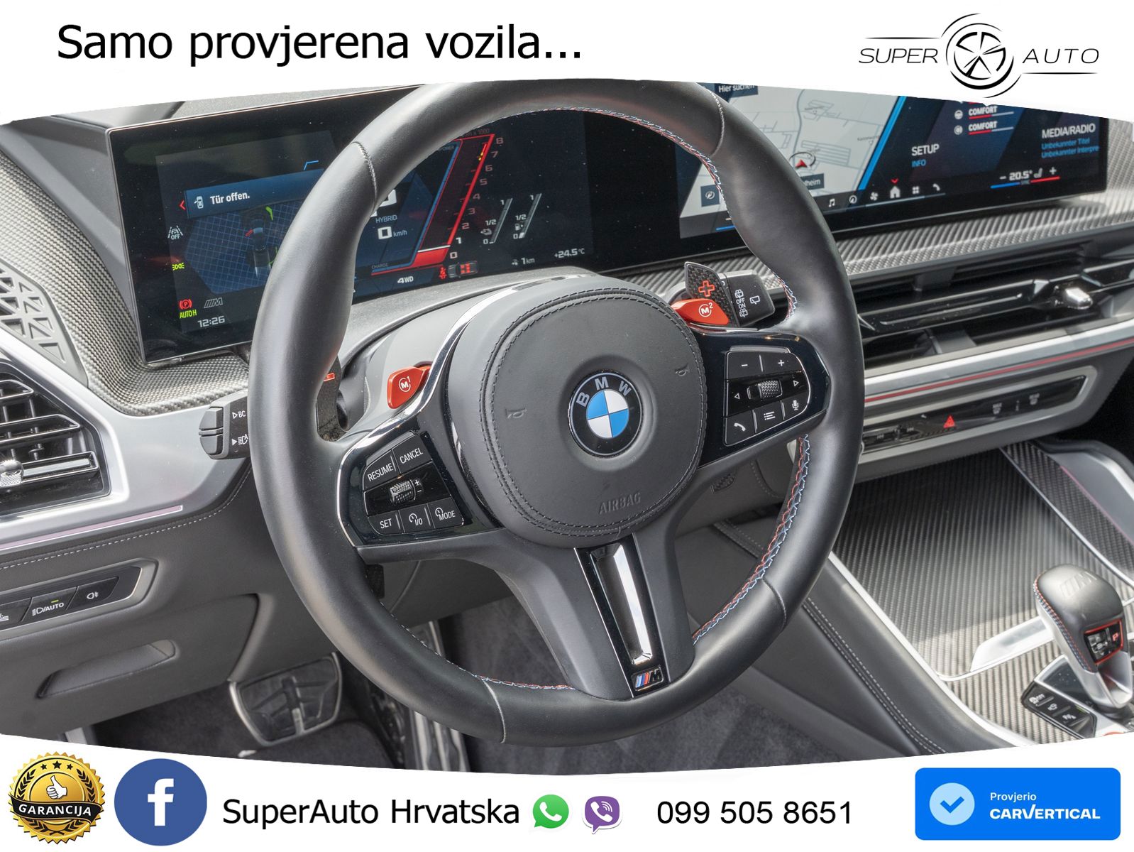 BMW XM 4.4 V8 (653 KS) xDrive Steptronic LED+GR SJED+ACC