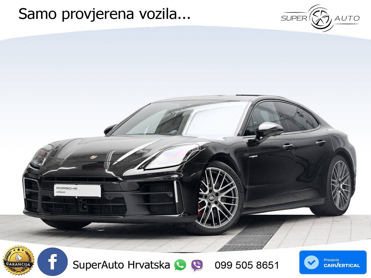 Porsche Panamera 4S 2.9 V6 (544 KS) E-Hybrid PDK ACC+HEAD+4xGR SJED+360+PANO