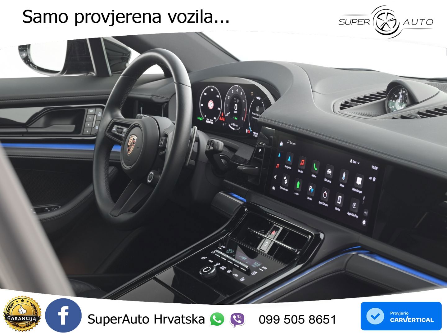 Porsche Panamera 4S 2.9 V6 (544 KS) E-Hybrid PDK ACC+HEAD+4xGR SJED+360+PANO