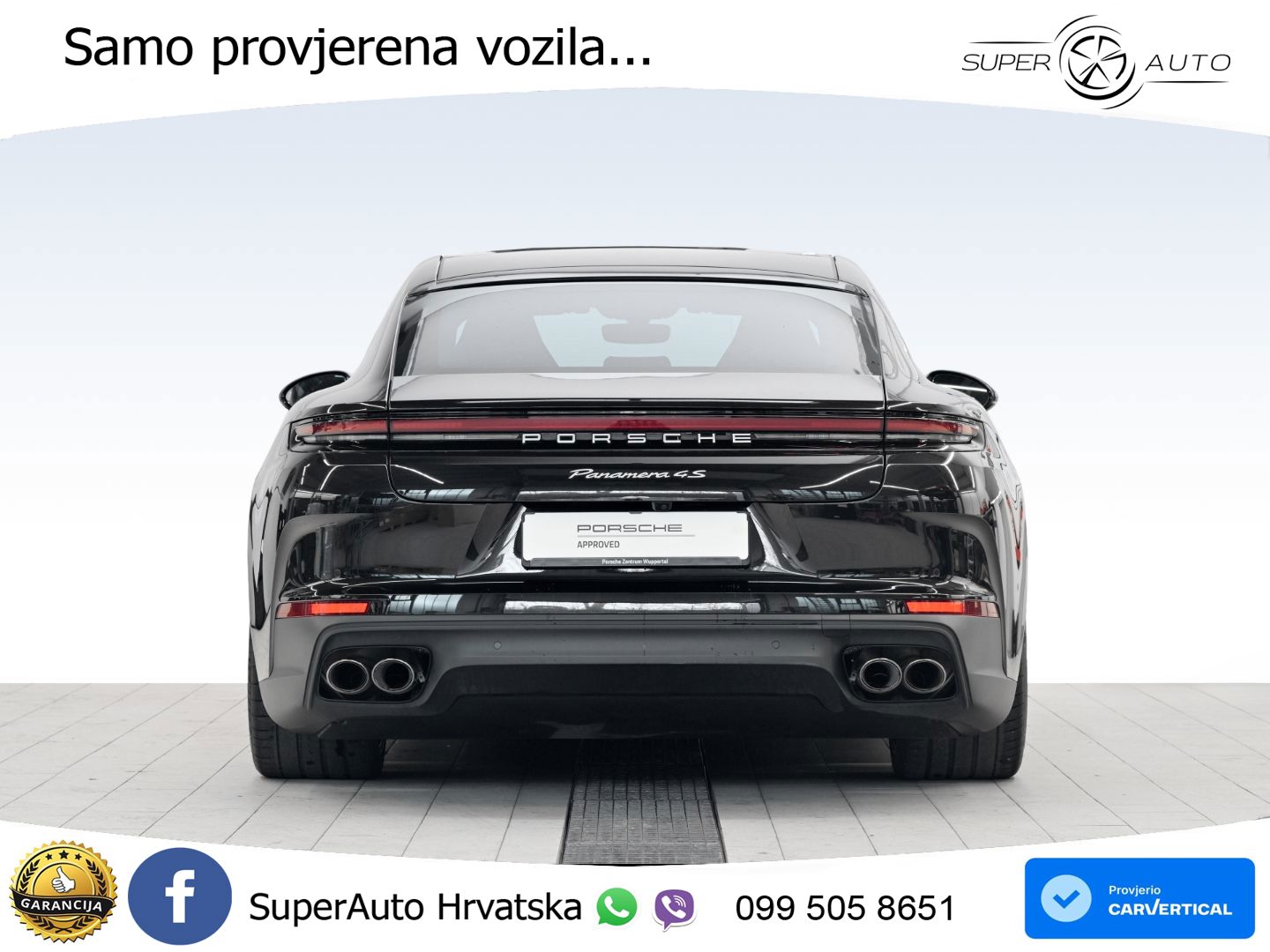 Porsche Panamera 4S 2.9 V6 (544 KS) E-Hybrid PDK ACC+HEAD+4xGR SJED+360+PANO