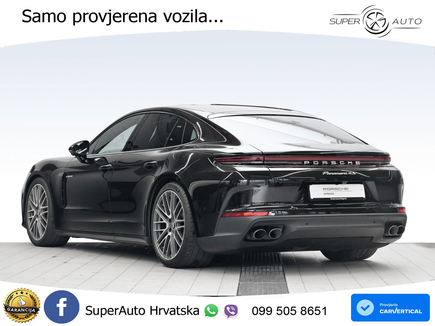 Porsche Panamera 4S 2.9 V6 (544 KS) E-Hybrid PDK ACC+HEAD+4xGR SJED+360+PANO