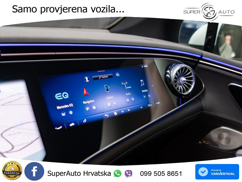 Mercedes EQE 500 100 kWh (408 KS) 4MATIC ZRAČNI+ACC+GR SJED+KAM+PANO
