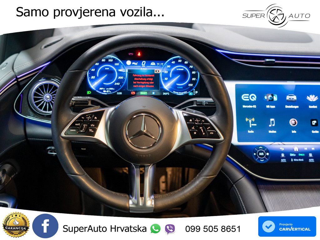 Mercedes EQE 500 100 kWh (408 KS) 4MATIC ZRAČNI+ACC+GR SJED+KAM+PANO