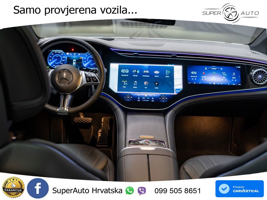 Mercedes EQE 500 100 kWh (408 KS) 4MATIC ZRAČNI+ACC+GR SJED+KAM+PANO