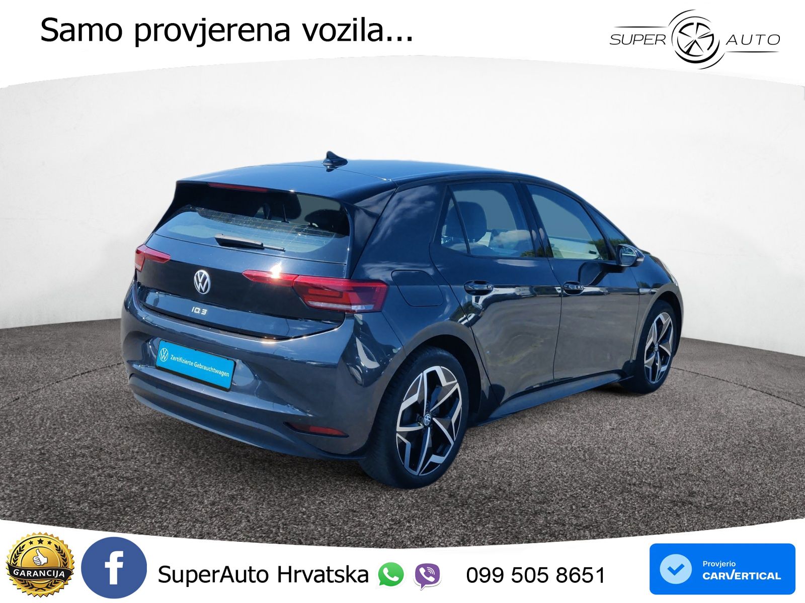 Volkswagen ID.3 Pro Performance 62 kWh (204 KS) LED+GR SJED+ACC