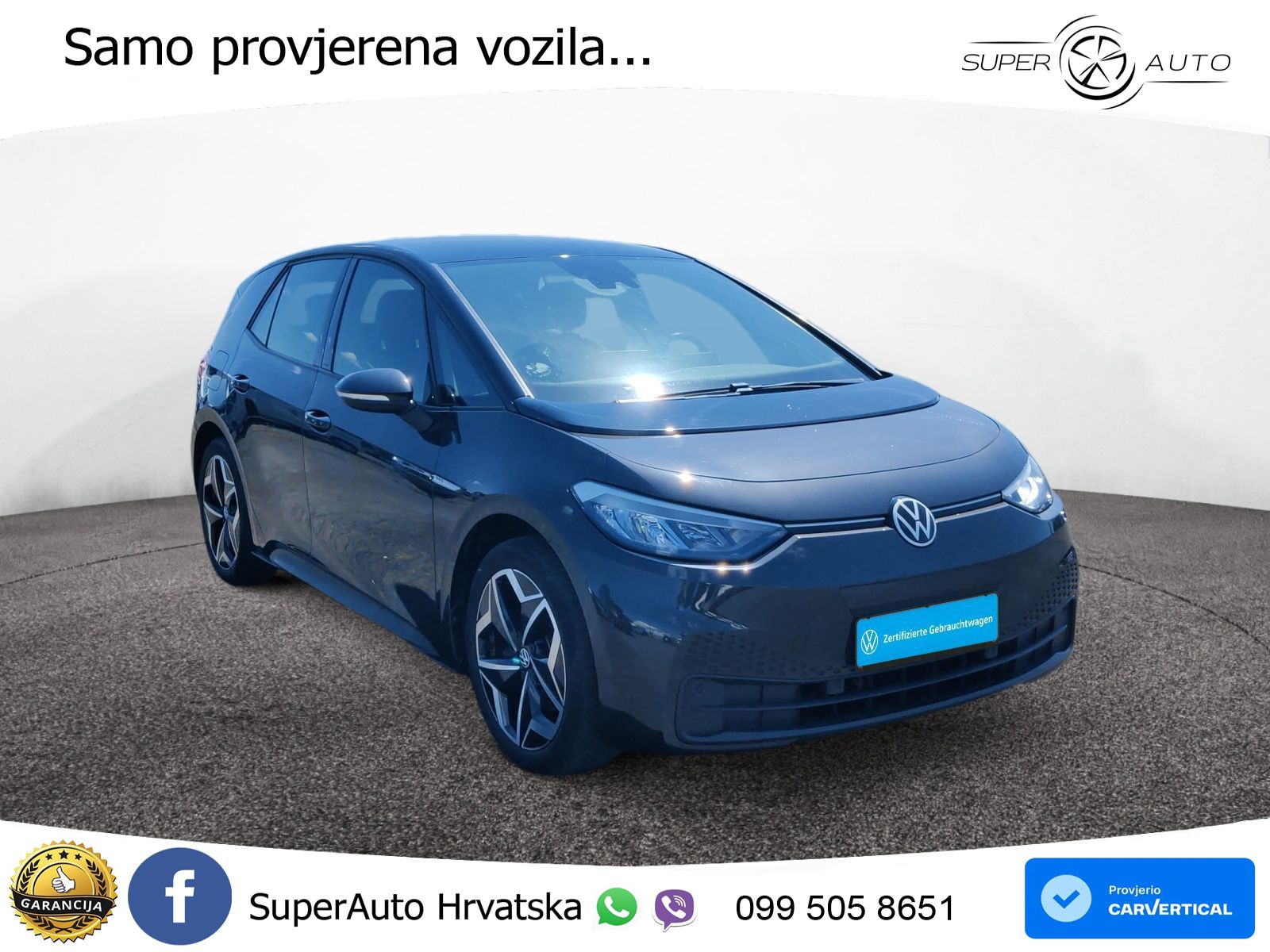 Volkswagen ID.3 Pro Performance 62 kWh (204 KS) LED+GR SJED+ACC