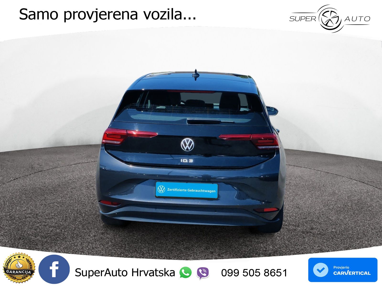 Volkswagen ID.3 Pro Performance 62 kWh (204 KS) LED+GR SJED+ACC