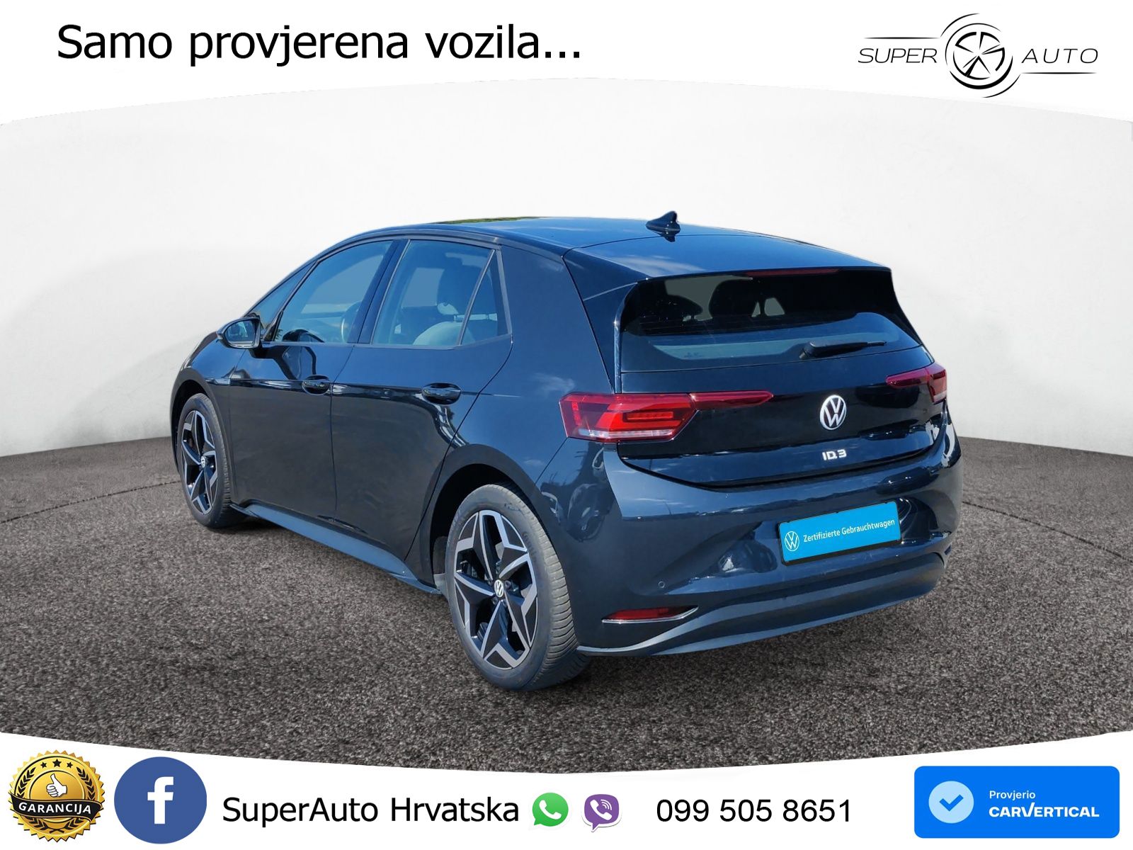 Volkswagen ID.3 Pro Performance 62 kWh (204 KS) LED+GR SJED+ACC