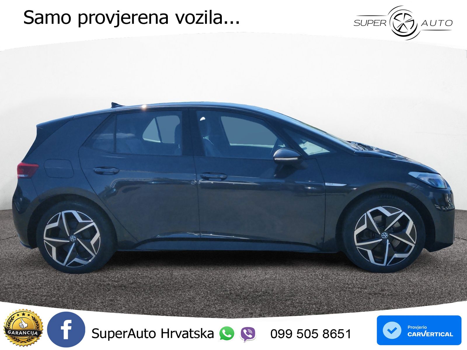 Volkswagen ID.3 Pro Performance 62 kWh (204 KS) LED+GR SJED+ACC