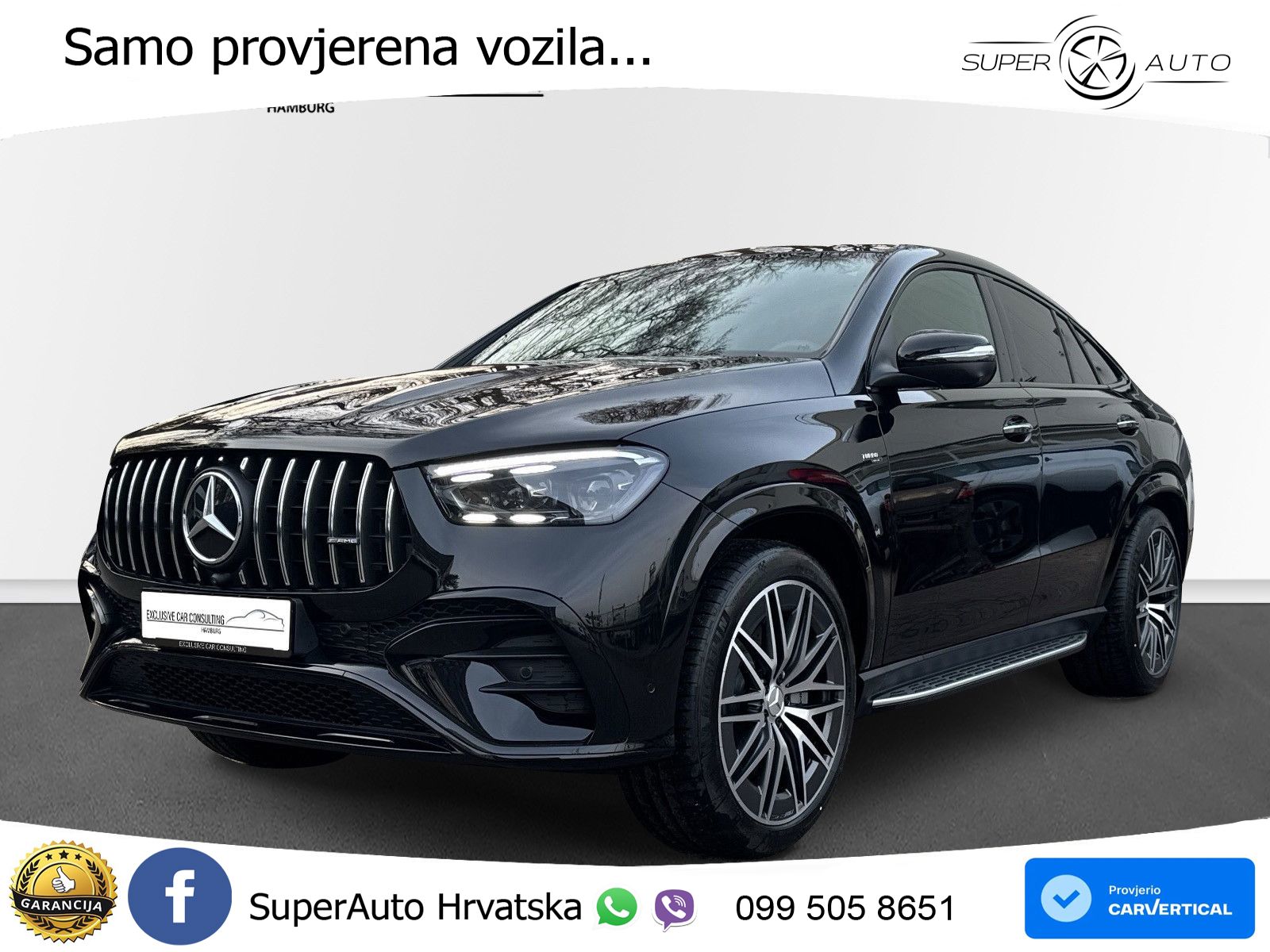 Mercedes AMG GLE Coupe 53 (435 KS) EQ Boost 4MATIC+ AMG SPEEDSHIFT TCT 9G LED+GR SJED+ACC