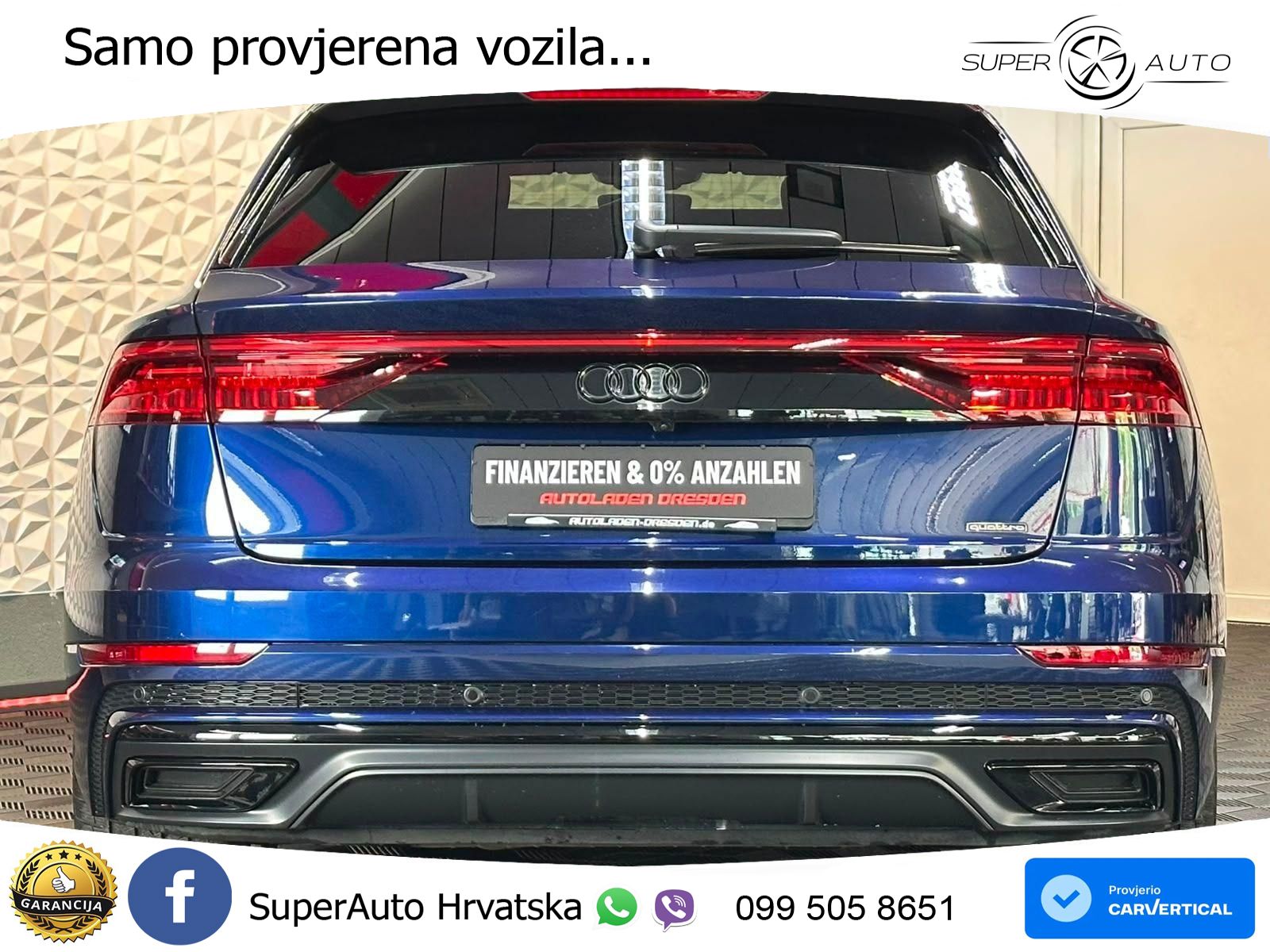 Audi Q8 50 TDI V6 (286 KS) quattro Tiptronic