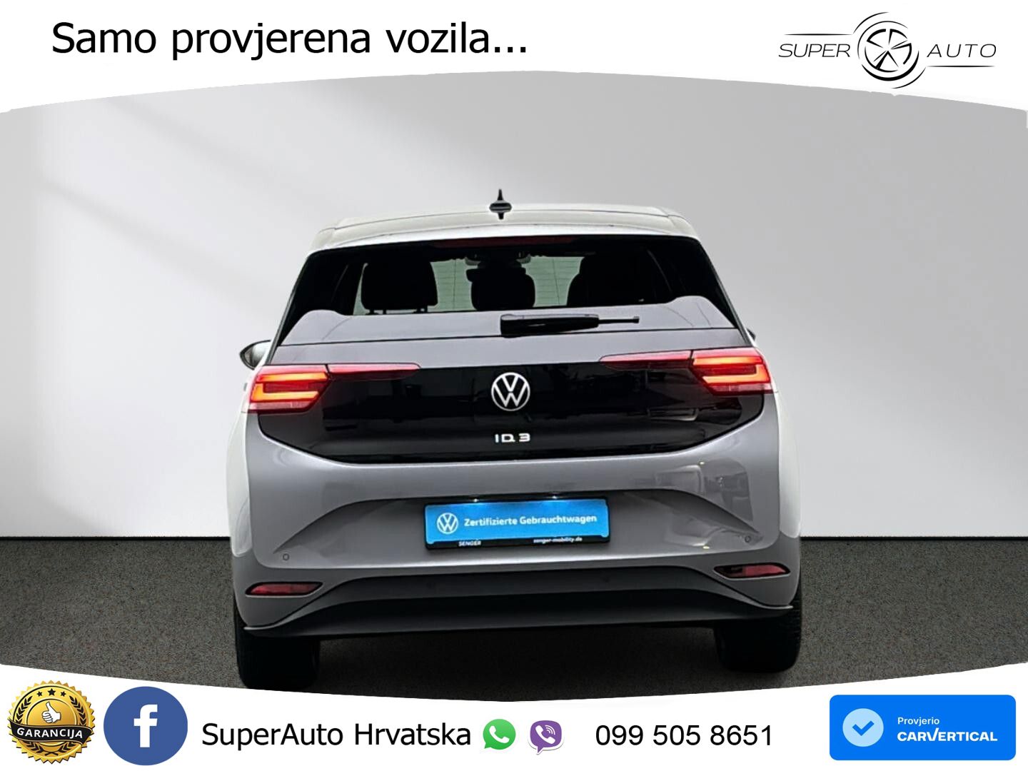 Volkswagen ID.3 Pro 62 kWh (204 KS) LED+GR SJED+ACC