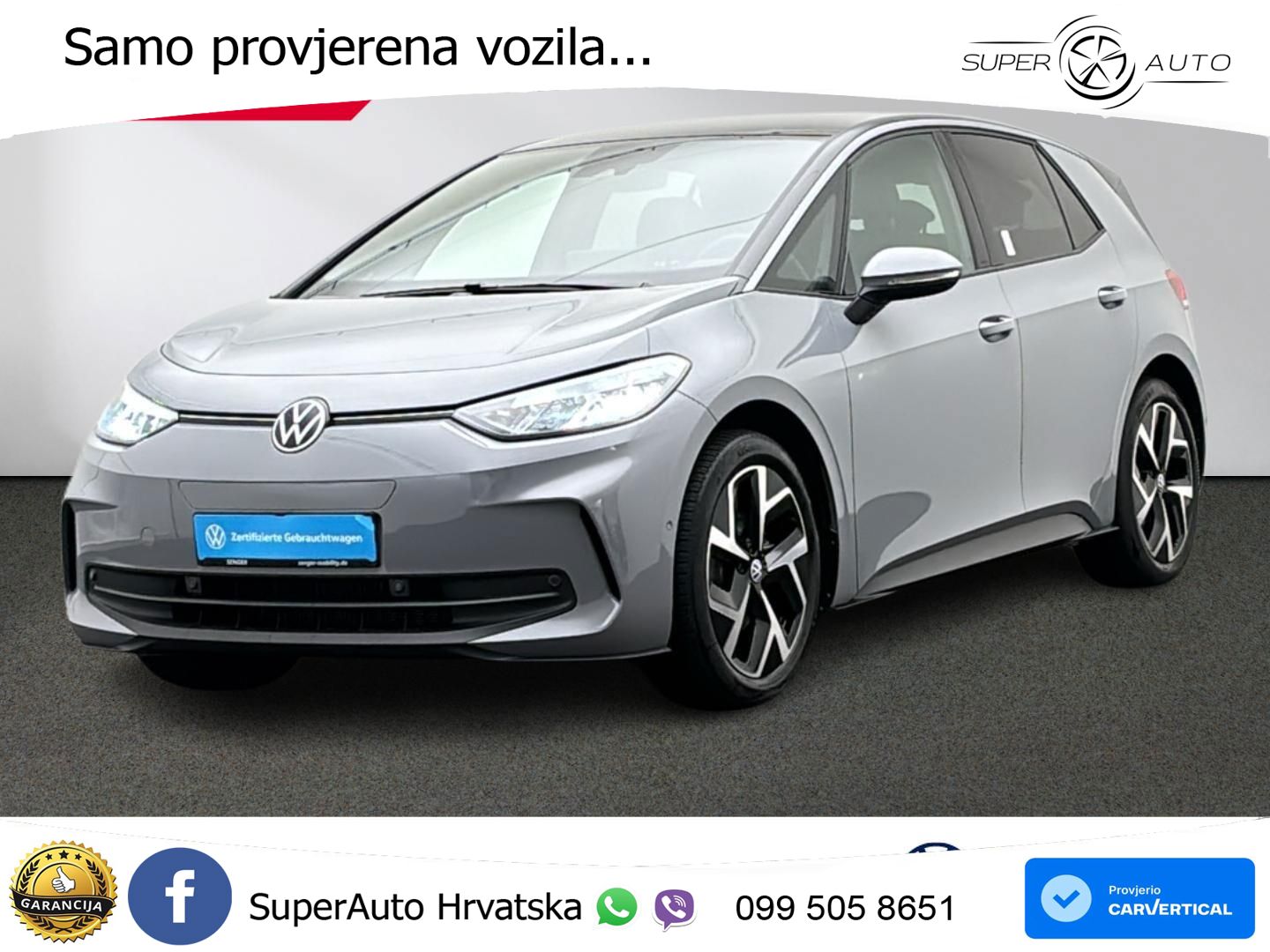 Volkswagen ID.3 Pro 62 kWh (204 KS) LED+GR SJED+ACC