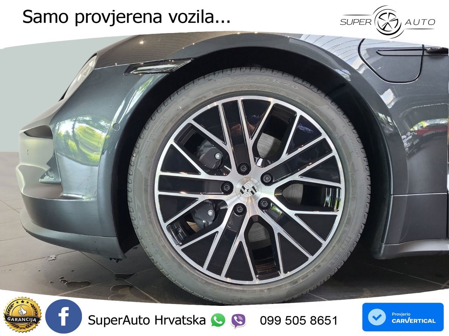 Porsche Taycan Sport Turismo 105 kWh (435 KS)