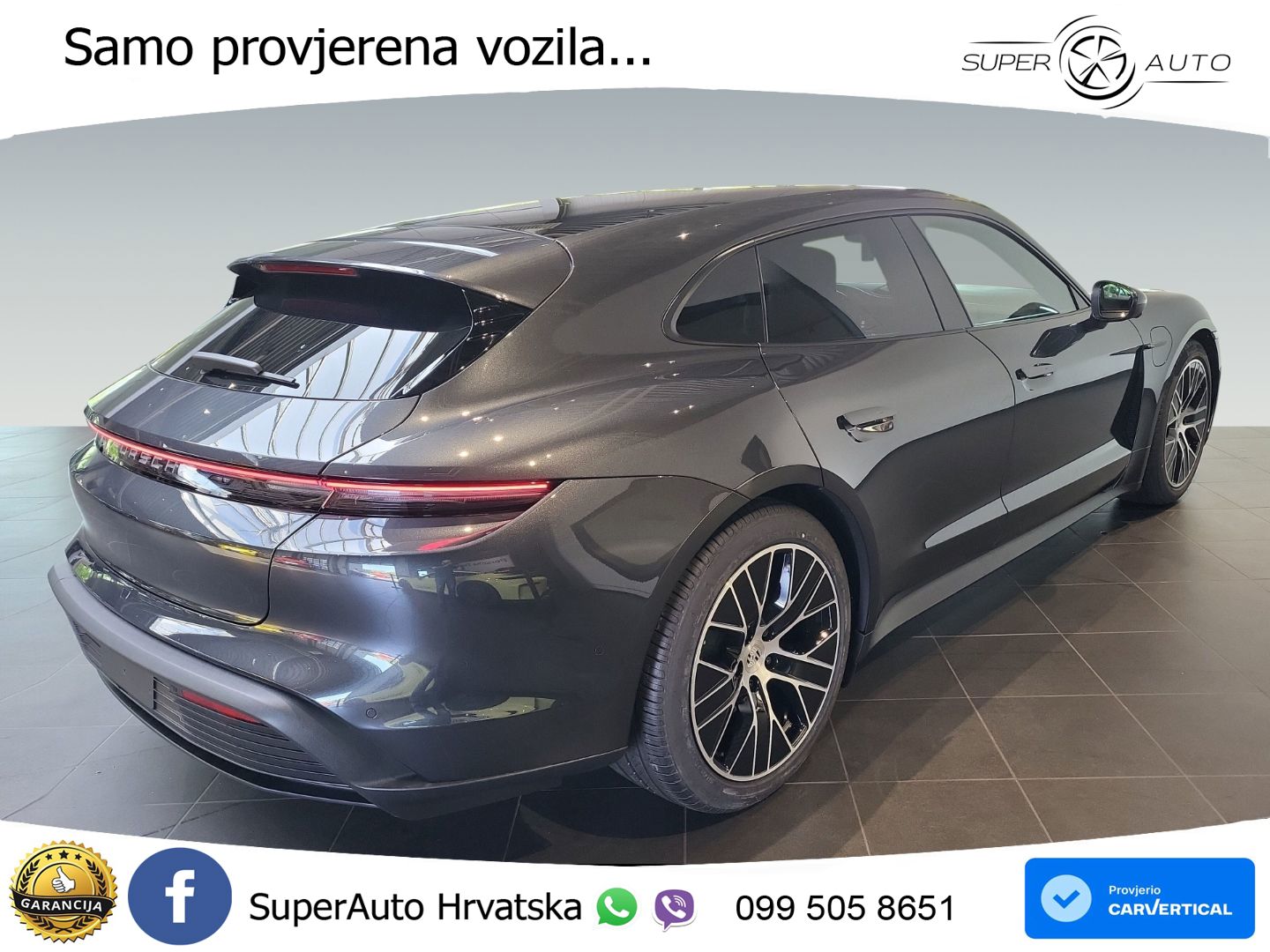 Porsche Taycan Sport Turismo 105 kWh (435 KS)