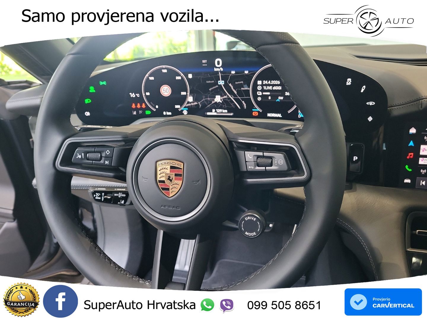 Porsche Taycan Sport Turismo 105 kWh (435 KS)