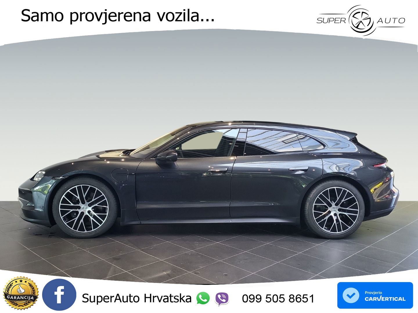 Porsche Taycan Sport Turismo 105 kWh (435 KS)
