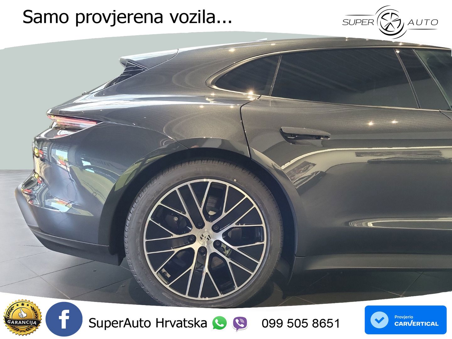 Porsche Taycan Sport Turismo 105 kWh (435 KS)