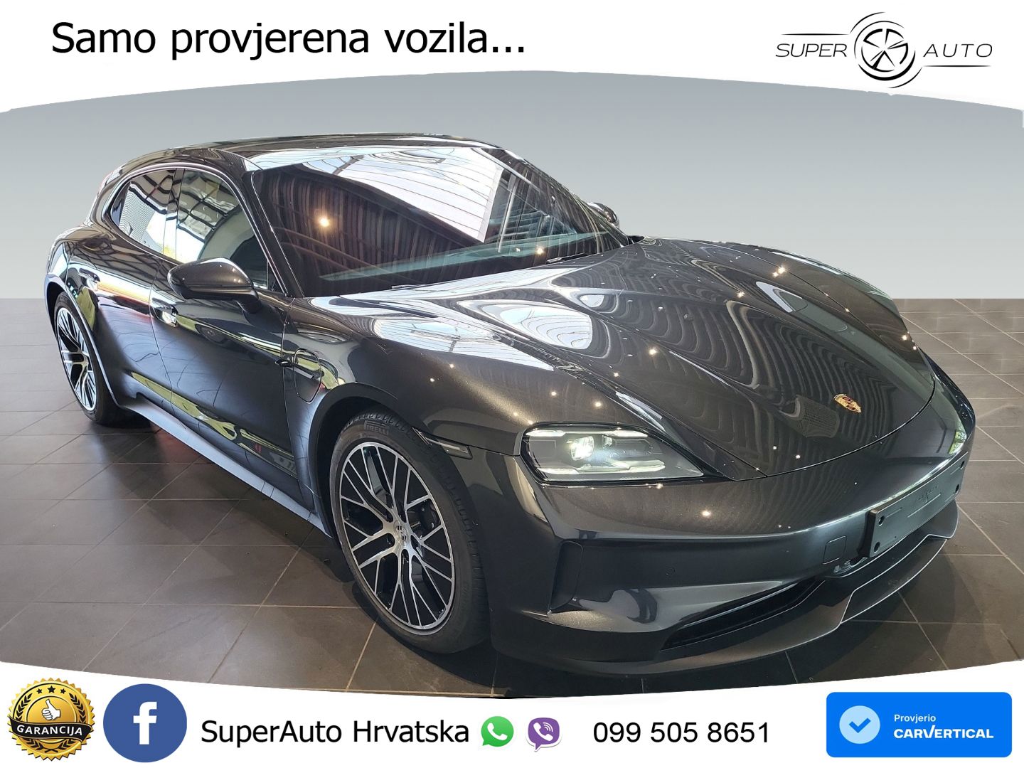 Porsche Taycan Sport Turismo 105 kWh (435 KS)