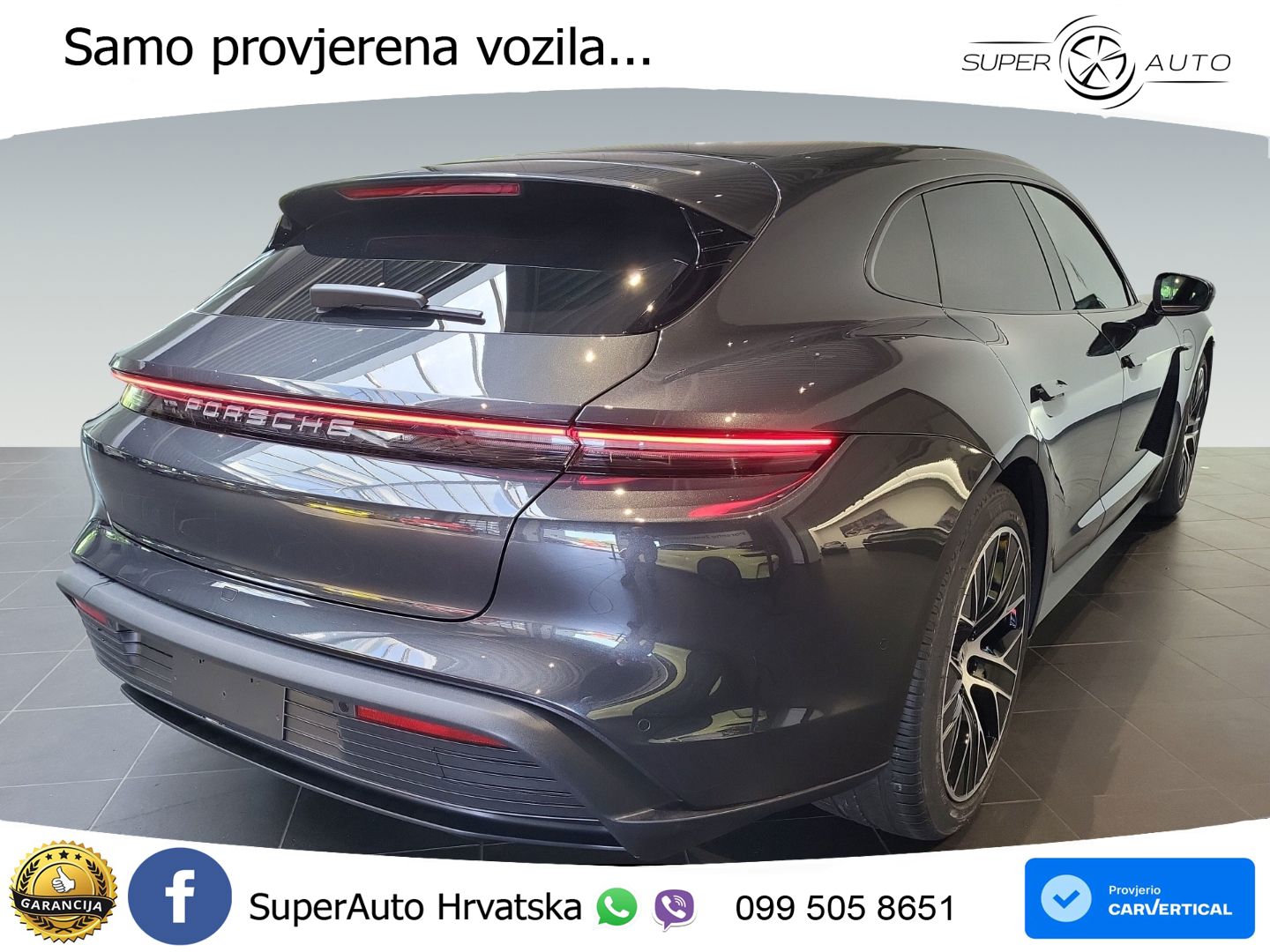 Porsche Taycan Sport Turismo 105 kWh (435 KS)