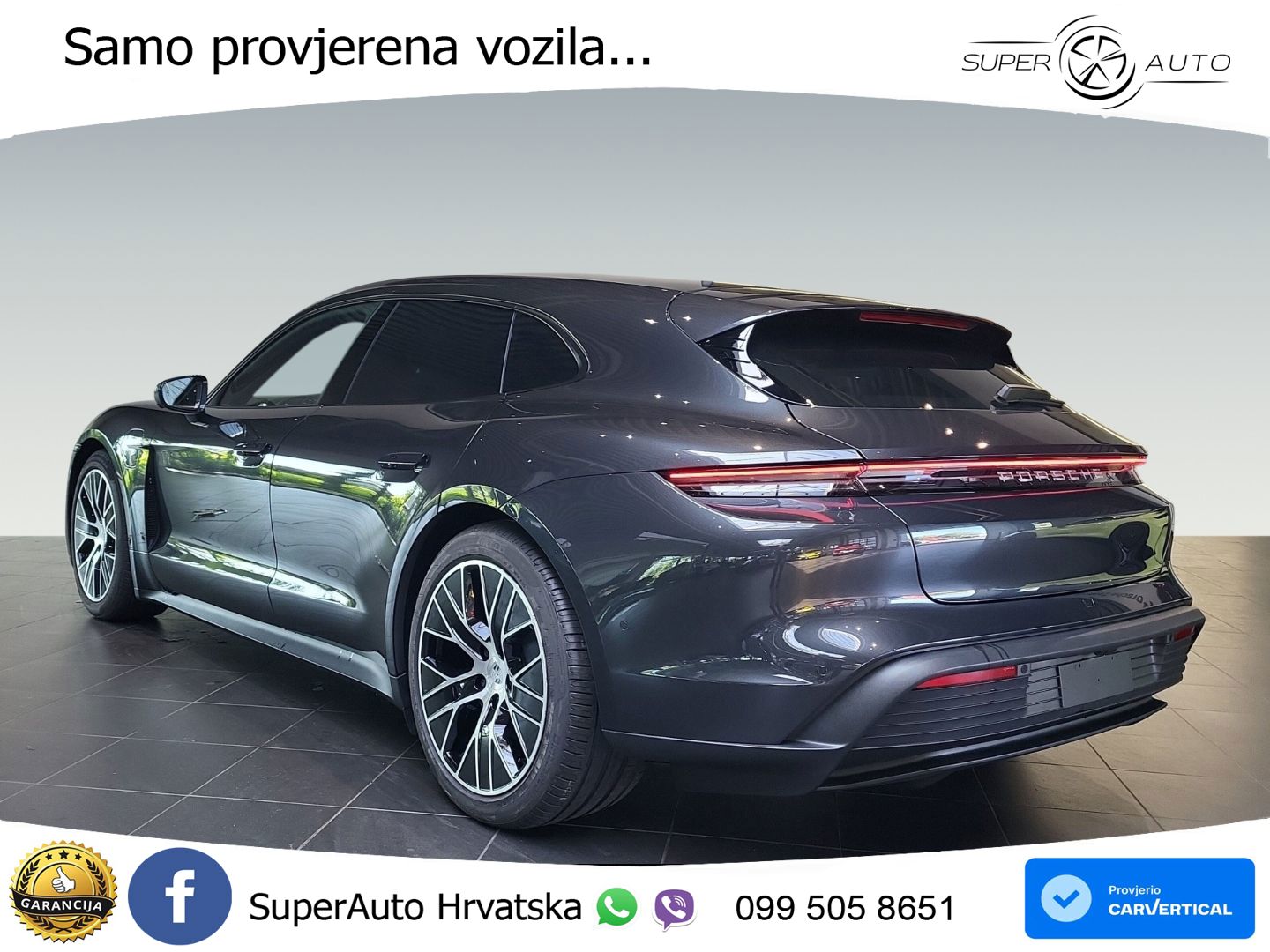 Porsche Taycan Sport Turismo 105 kWh (435 KS)
