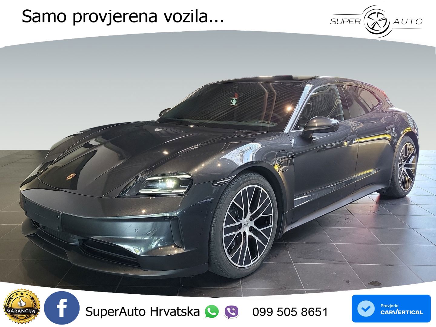 Porsche Taycan Sport Turismo 105 kWh (435 KS)