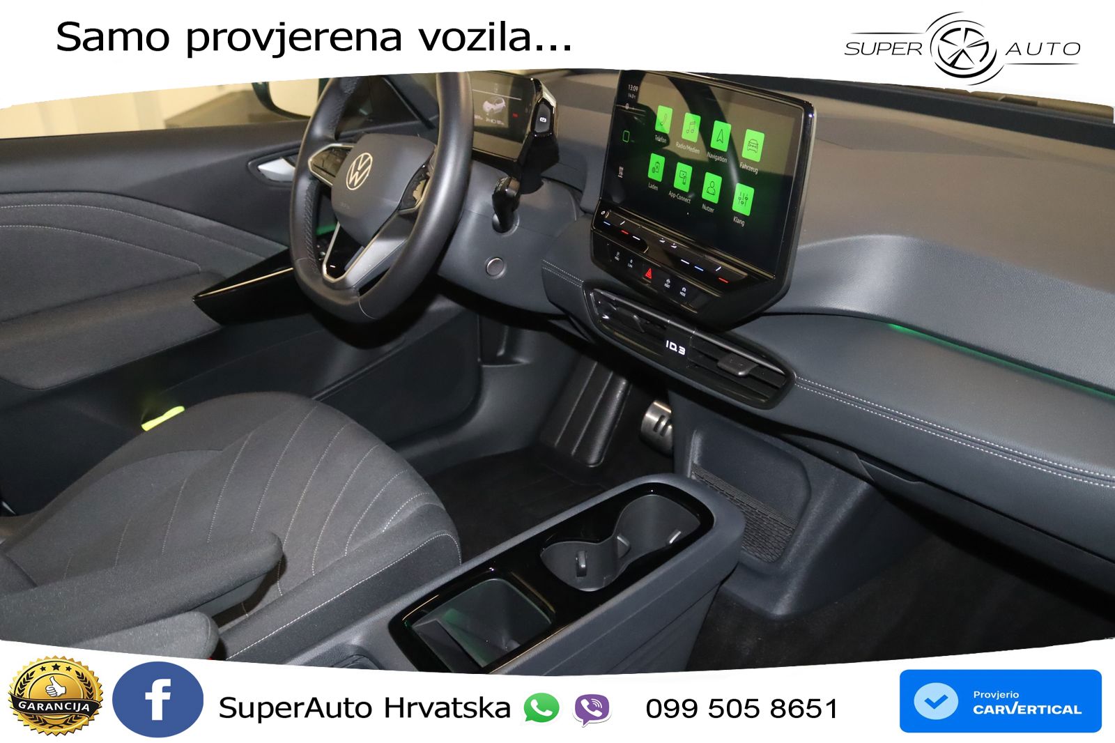 Volkswagen ID.3 Pro 62 kWh (204 KS) LED+GR SJED+ACC