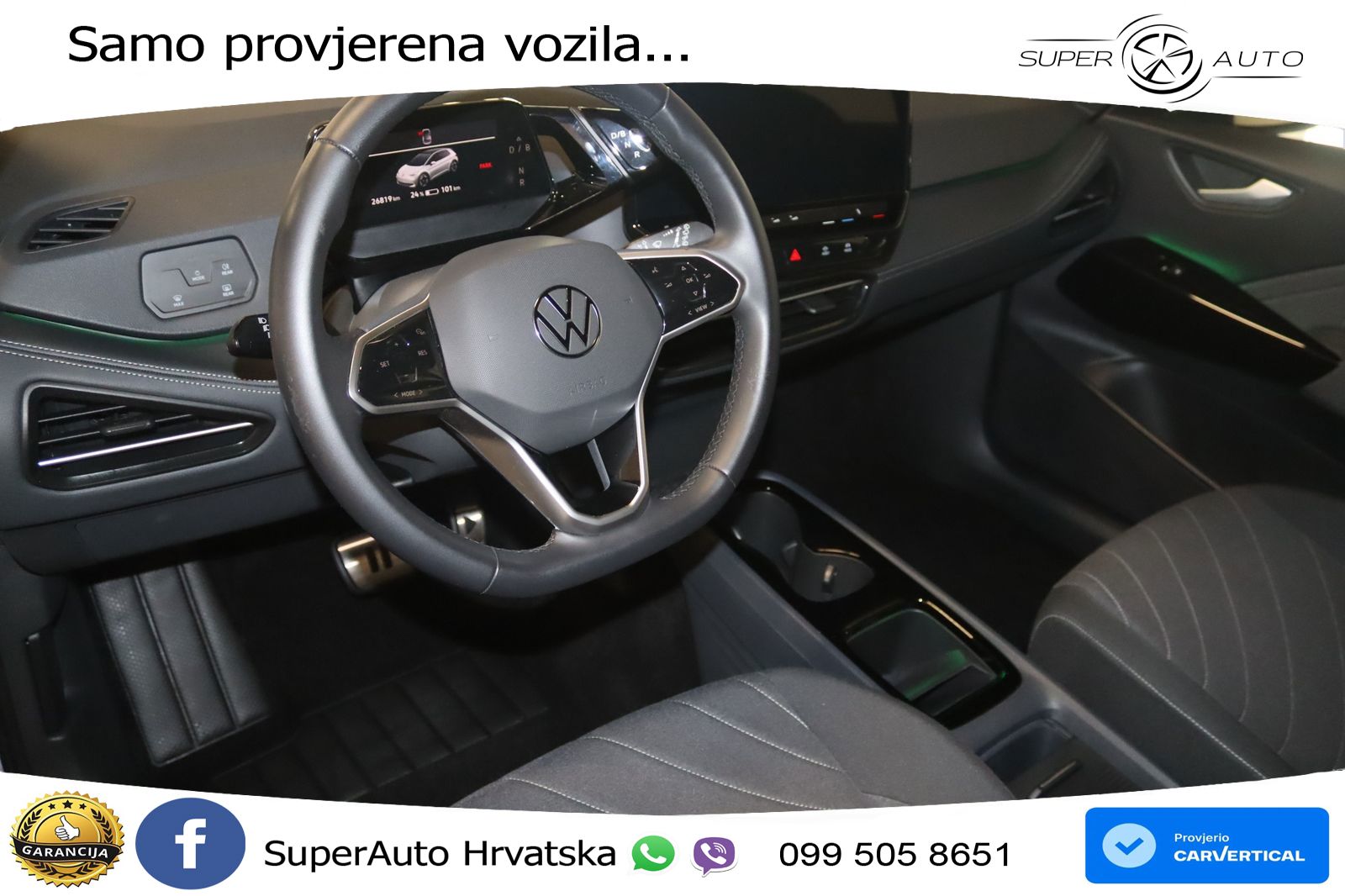 Volkswagen ID.3 Pro 62 kWh (204 KS) LED+GR SJED+ACC