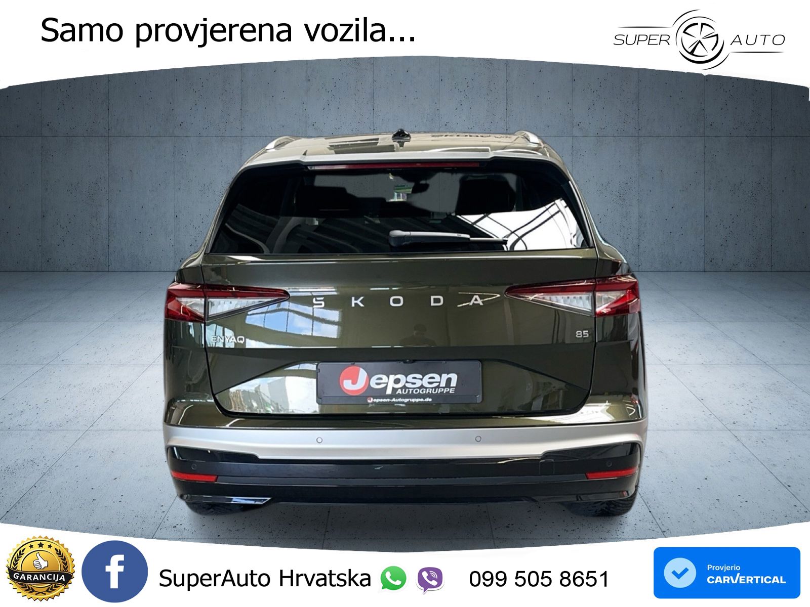 Škoda Enyaq 85 82 kWh (286 KS) LED+GR SJED+ACC