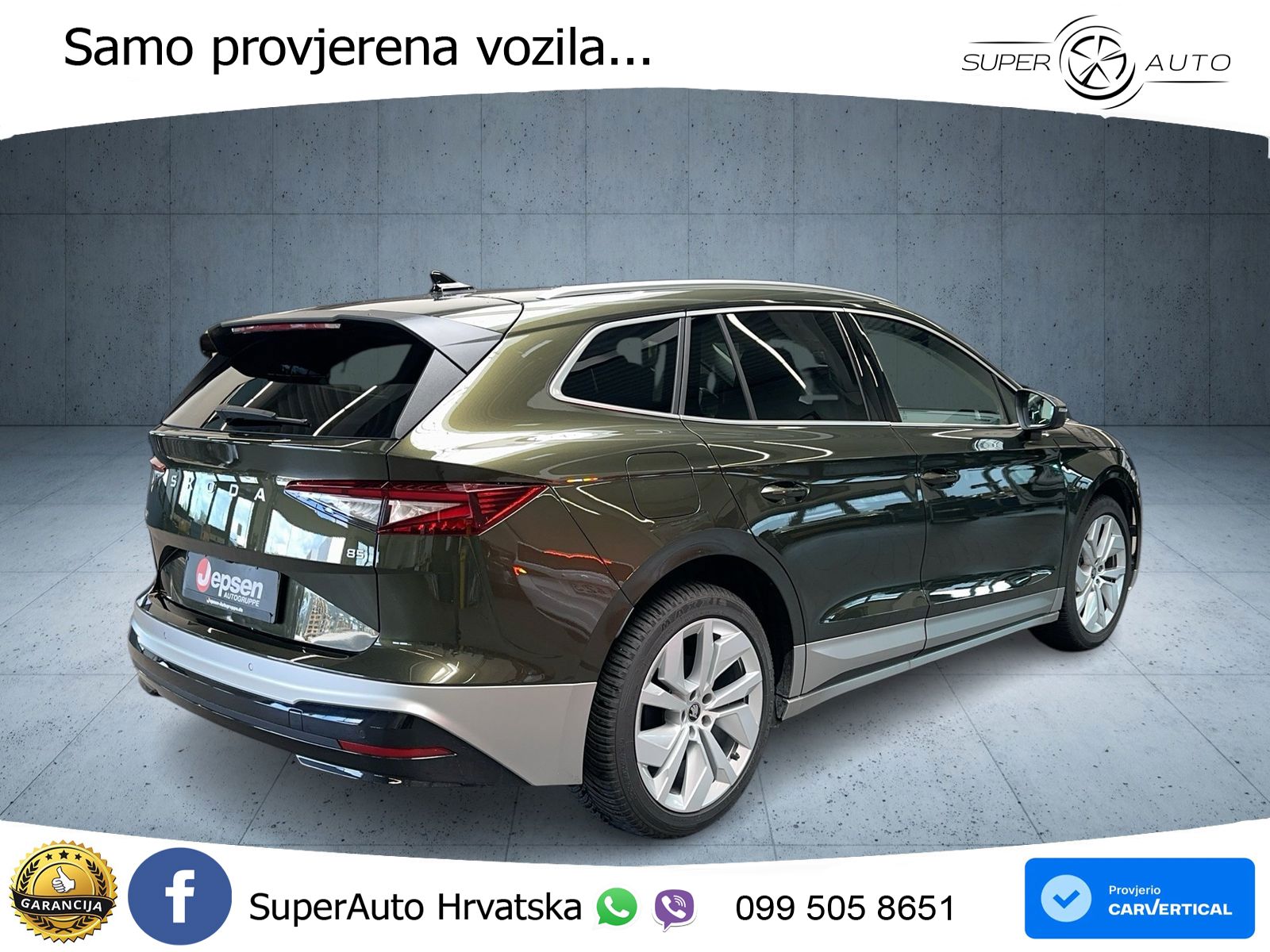 Škoda Enyaq 85 82 kWh (286 KS) LED+GR SJED+ACC