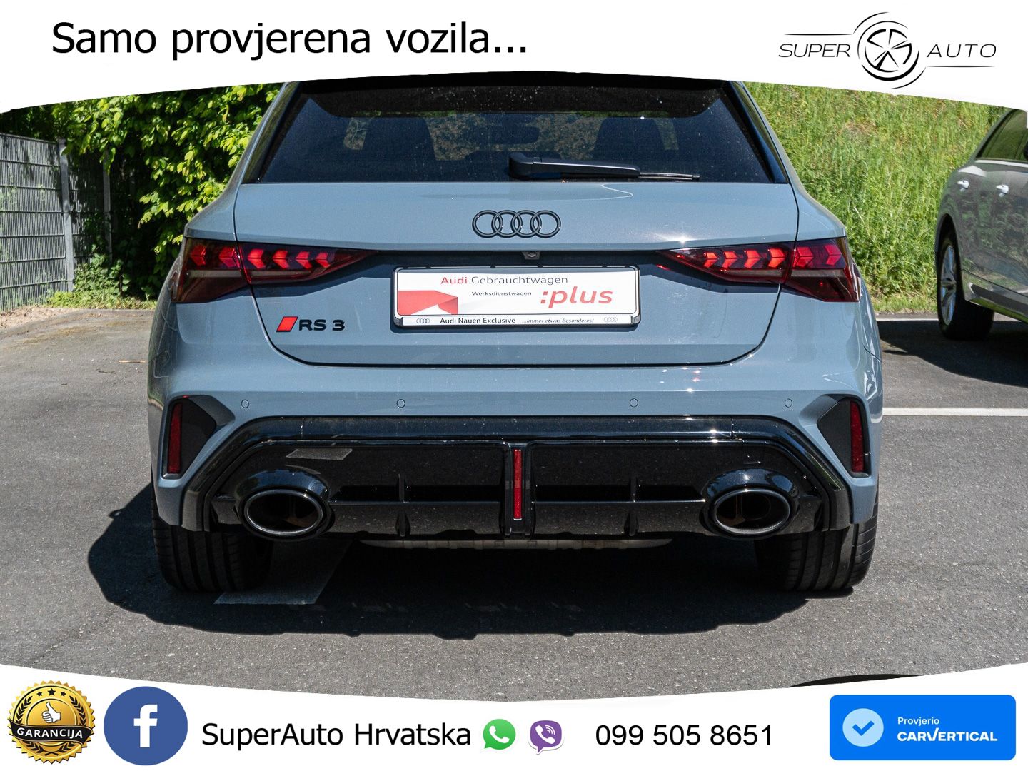 Audi RS3 Sportback 2.5 TFSI (400 KS) quattro S tronic LED+GR SJED+ACC