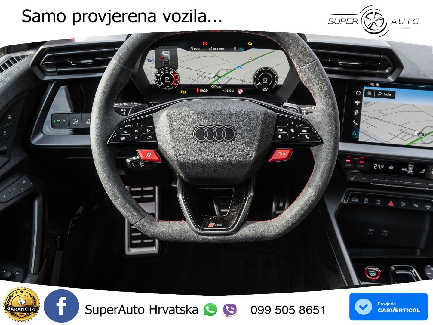 Audi RS3 Sportback 2.5 TFSI (400 KS) quattro S tronic LED+GR SJED+ACC