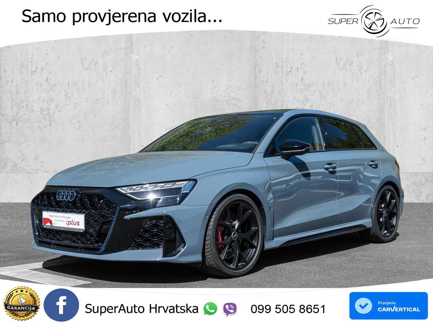 Audi RS3 Sportback 2.5 TFSI (400 KS) quattro S tronic LED+GR SJED+ACC