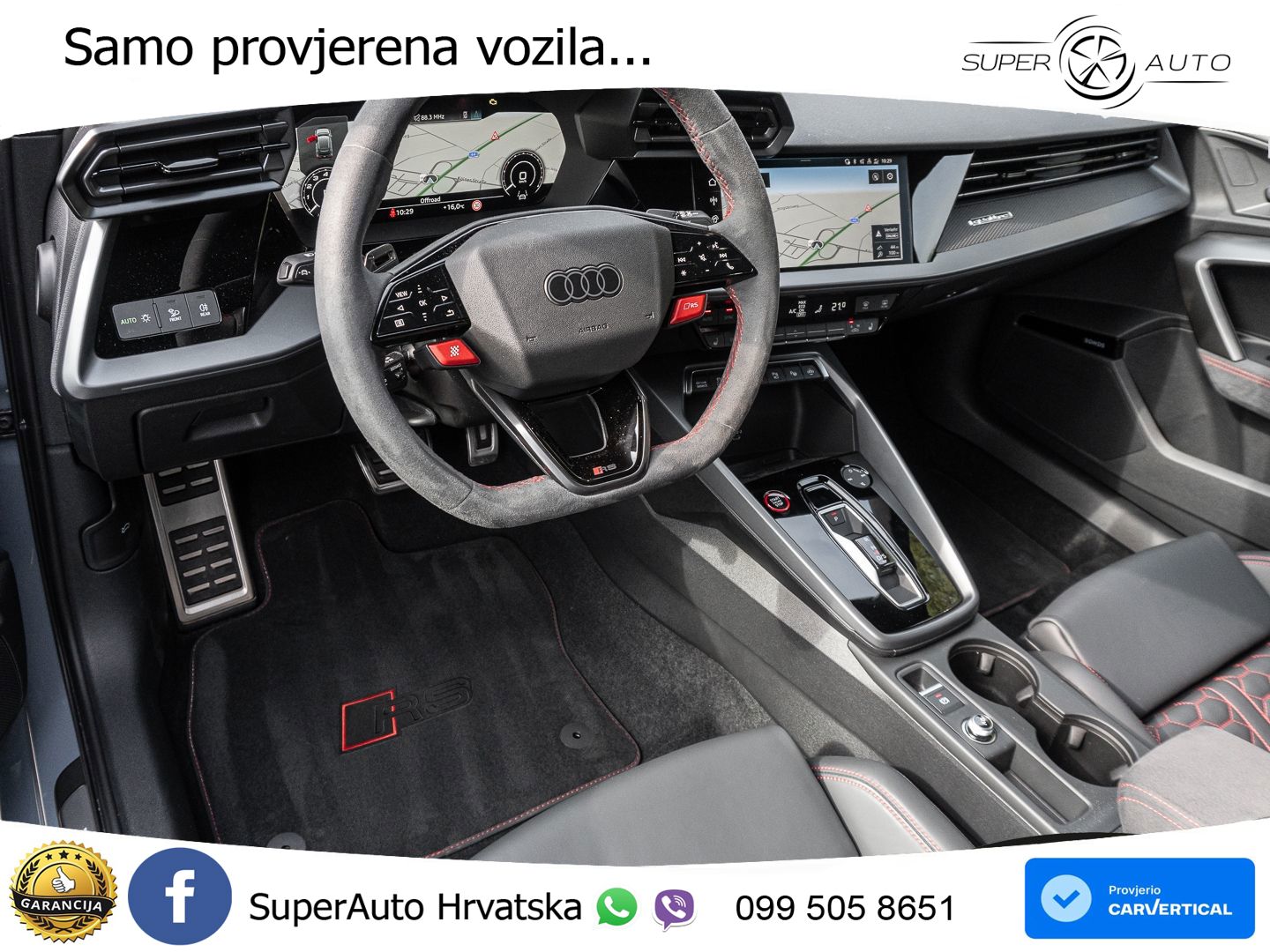 Audi RS3 Sportback 2.5 TFSI (400 KS) quattro S tronic LED+GR SJED+ACC