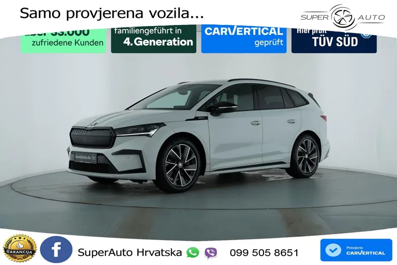 Škoda Enyaq iV 80 82 kWh (204 KS) SportLine