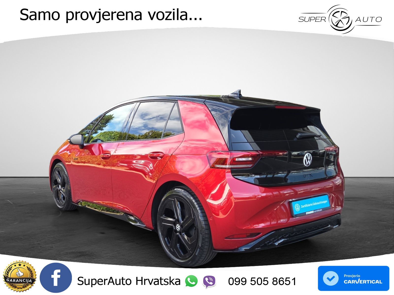 Volkswagen ID.3 GTX 84 kWh (286 KS) LED+GR SJED+ACC
